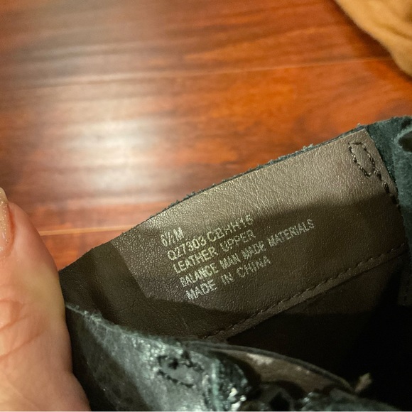 Kork-Ease Women's Turner Mid-Calf Boots Black Leather Block Heel - Picture 4 of 5